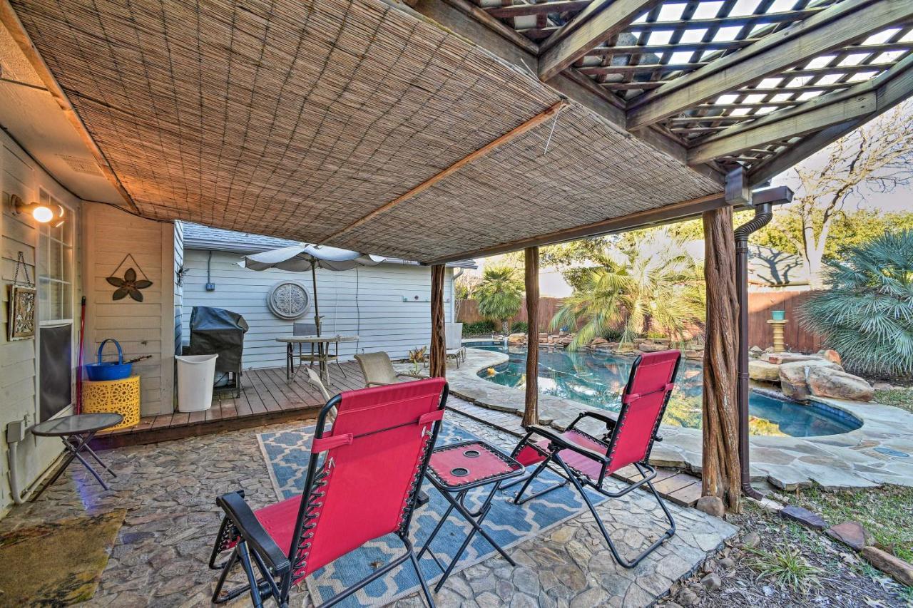 Peaceful San Antonio Oasis With Private Pool And Grill Villa Luaran gambar